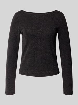 Regular fit shirt met lange mouwen en structuurmotief, model 'JINA' Shop The Look MANNEQUINE