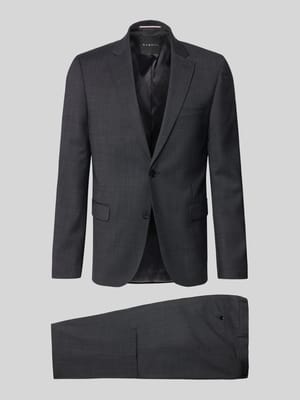 Regular Fit Anzug mit 2-Knopf-Sakko Shop The Look MANNEQUINE