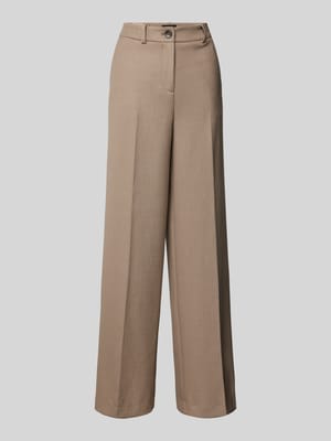 Wide Leg Stoffhose mit Bügelfalten Shop The Look MANNEQUINE