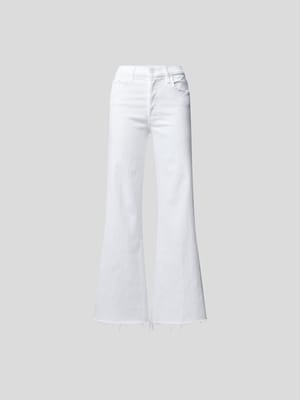 Wide Leg Jeans mit ausgefranstem Saum Shop The Look MANNEQUINE