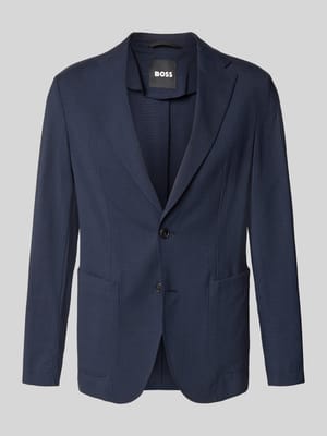 Marynarka garniturowa o kroju slim fit z mieszanki wełny model 'P-HANRY-WG-PK' Shop The Look MANNEQUINE