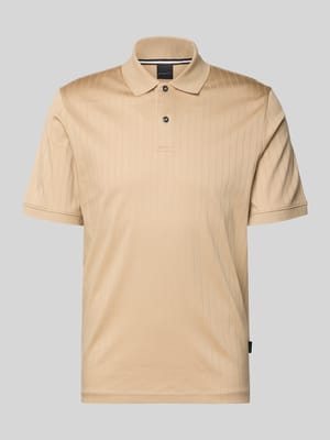 Regular Fit Poloshirt mit Knopfleiste Shop The Look MANNEQUINE