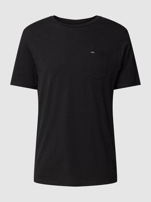 T-Shirt mit Label-Detail Modell 'Jack' Shop The Look MANNEQUINE