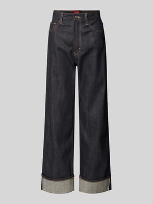 Wide Leg Jeans aus Baumwoll-Mix Modell 'GEABENA' Shop The Look MANNEQUINE