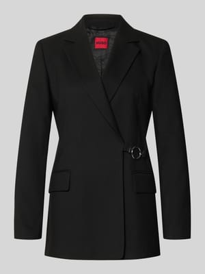 Regular fit longblazer met viscose, model 'Alinde' Shop The Look MANNEQUINE