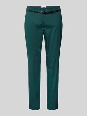 Slim fit broek met riem Shop The Look MANNEQUINE