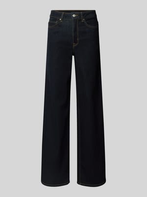 Jeansy z szeroką nogawką z mieszanki bawełny model ‘MADISON’ Shop The Look MANNEQUINE