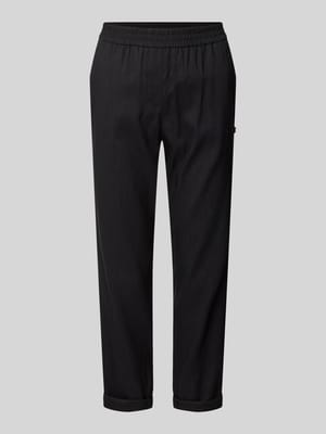 Straight Fit Leinenhose mit Viskose-Anteil Shop The Look MANNEQUINE