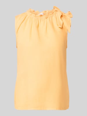 Regular Fit Bluse aus Viskose-Mix mit Leinen-Anteil Shop The Look MANNEQUINE