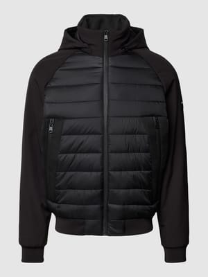 Steppjacke mit Kapuze Modell 'ESSENTIAL MIX MEDIA' Shop The Look MANNEQUINE