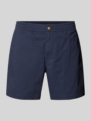 Shorts mit Label-Stitching und elastischem Bund Shop The Look MANNEQUINE