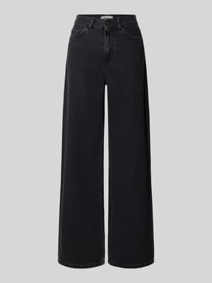 Wide Leg Jeans aus reiner Baumwolle Modell 'Jane' Shop The Look MANNEQUINE