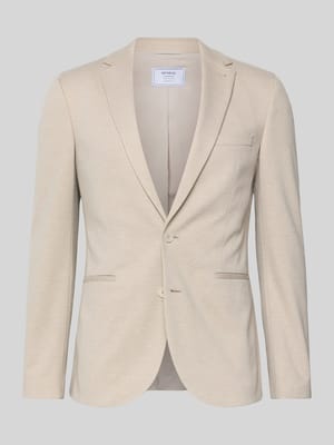 2-knoops colbert met reverskraag Shop The Look MANNEQUINE