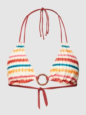 Bikini-Oberteil mit Streifenmuster Modell 'OREO' Shop The Look MANNEQUINE
