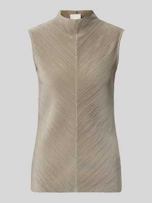Top o kroju slim fit z detalem z logo Shop The Look MANNEQUINE