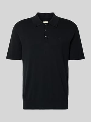 Regular Fit Poloshirt in Strick-Optik Modell 'Supima' Shop The Look MANNEQUINE