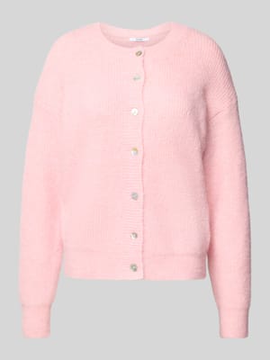 Strickjacke mit Rundhalsausschnitt Modell 'NAOMI' Shop The Look MANNEQUINE