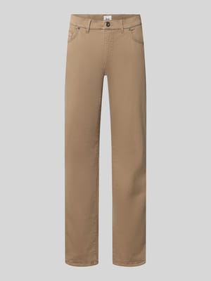 Regular Fit Weite Hose aus Baumwoll-Mix mit Lyocell-Anteil Shop The Look MANNEQUINE