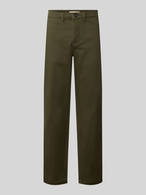 Straight Fit Chino aus Baumwoll-Mix Modell 'Miles' Shop The Look MANNEQUINE