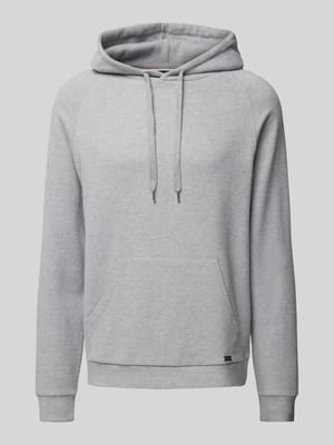 Hoodie met labelapplicatie Shop The Look MANNEQUINE