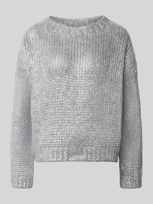 Gebreide pullover met ronde hals Shop The Look MANNEQUINE