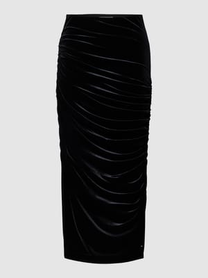 Kokerrok met plooien Shop The Look MANNEQUINE