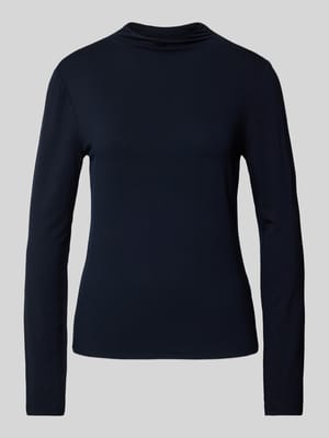 Longsleeve aus Viskose mit Stehkragen Modell 'Karinn' Shop The Look MANNEQUINE