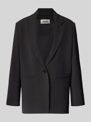 relaxed fit blazer met paspelzakken model 'MOWTIE' Shop The Look MANNEQUINE