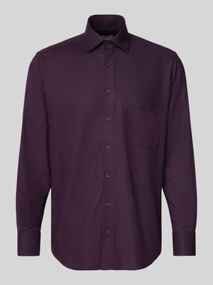 Comfort Fit Business-Hemd mit Knopfleiste Shop The Look MANNEQUINE