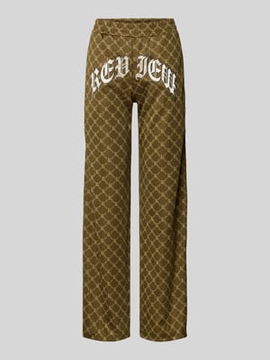 Regular fit sweatpants met labelpatches Shop The Look MANNEQUINE