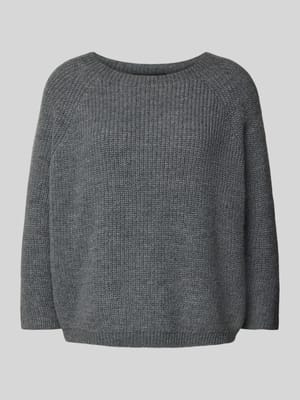 Gebreide pullover met ronde hals, model 'XENO' Shop The Look MANNEQUINE