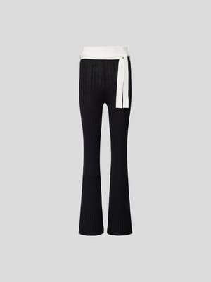 Flared Fit Leggings in Ripp-Optik Shop The Look MANNEQUINE