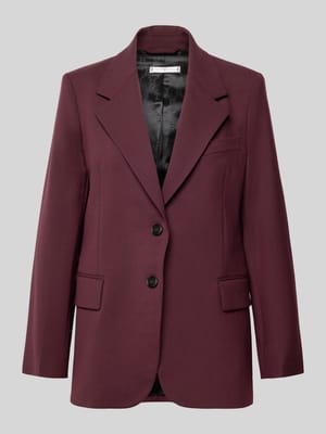 Relaxed fit korte blazer van wolmix Shop The Look MANNEQUINE