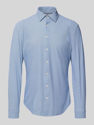 Slim Fit Business-Hemd mit Knopfleiste Shop The Look MANNEQUINE