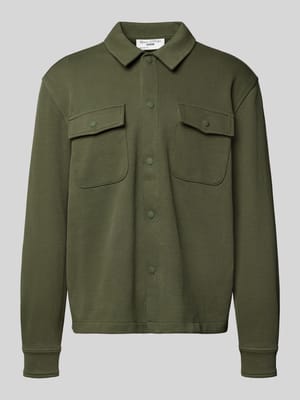 Relaxed fit overhemdjack van puur katoen Shop The Look MANNEQUINE