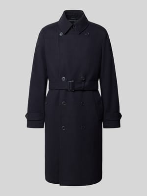 Płaszcz z mieszanka wiskozy z paskiem Shop The Look MANNEQUINE