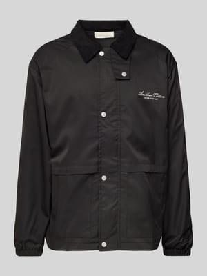 Jacke mit Label-Stitching Shop The Look MANNEQUINE