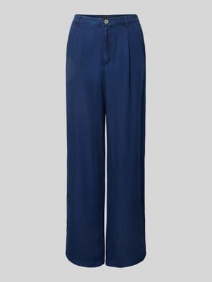 Wide Leg Jeans mit Bundfalten Modell 'CRETA' Shop The Look MANNEQUINE