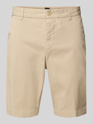 Slim Fit Shorts mit Gürtelschlaufen Modell 'Slice' Shop The Look MANNEQUINE
