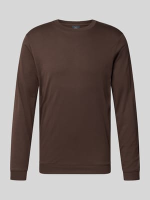 Longsleeve z czystej bawełny o kroju regular fit Model 'Pima' Shop The Look MANNEQUINE