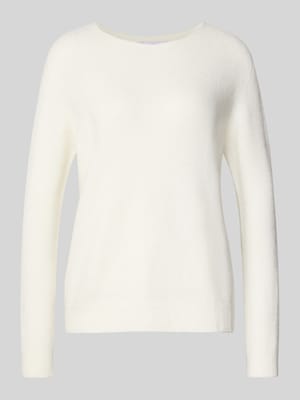 Gebreide pullover met ribboorden Shop The Look MANNEQUINE