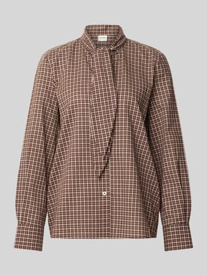 Bluzka z czystej bawełny z detalem węzła Shop The Look MANNEQUINE