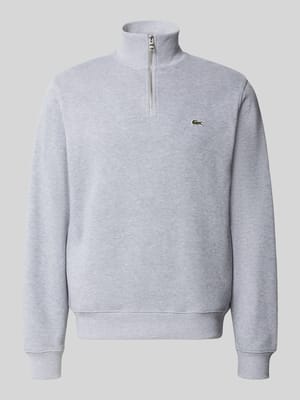 Regular Fit Troyer aus reiner Baumwolle Shop The Look MANNEQUINE