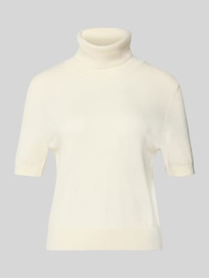 Strickshirt aus Wolle mit Rollkragen Shop The Look MANNEQUINE