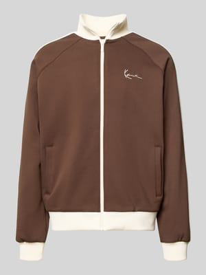 Sweatjacke mit Stehkragen Shop The Look MANNEQUINE
