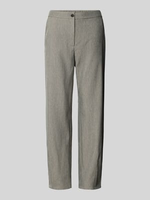 Straight Fit Stoffhose mit Gesäßtaschen Modell 'Caia' Shop The Look MANNEQUINE