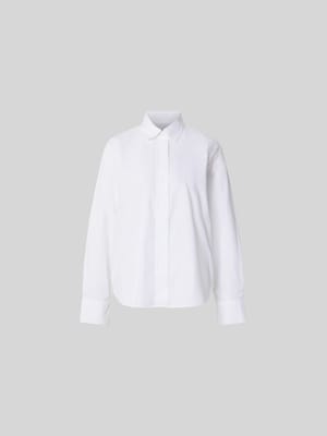 Hemdbluse mit verdeckter Knopfleiste Shop The Look MANNEQUINE