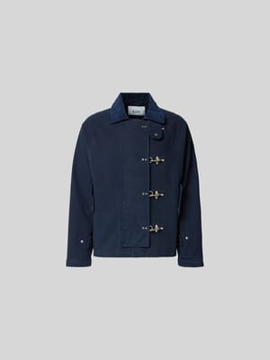 Regular Fit Jacke mit Umlegekragen Shop The Look MANNEQUINE