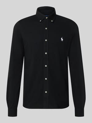 regular fit vrijetijdsoverhemd van puur katoen Shop The Look MANNEQUINE