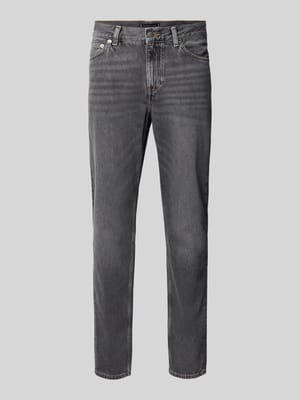 Straight Fit Jeans aus reiner Baumwolle Shop The Look MANNEQUINE